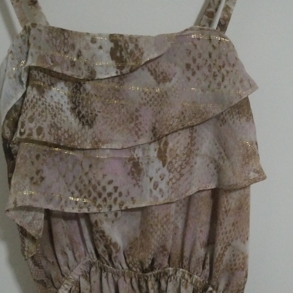 EXPRESS snake print maxi dress - Picture 3 of 5